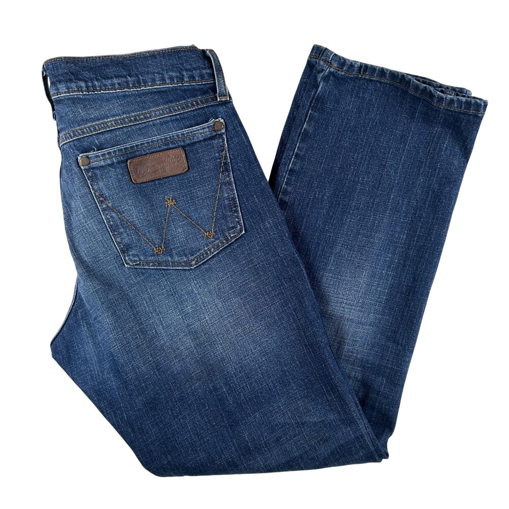 Wrangler Retro Relaxed Boot Jeans Mens 32x31 Blue Bootcut Stretch Denim